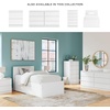 image:imageSignature Design by Ashley Onita Minimalist Twin Platform Bed with Storage Foundation or Box Spring Not Needed White