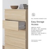 image:imageSignature Design by Ashley Onita Tall 5 Drawer Chest of Drawers NaturalBeige