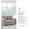 image:imageSignature Design by Ashley Oversized Accent Chair and a Half Flannel