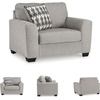 image:imageSignature Design by Ashley Oversized Accent Chair and a Half Flannel
