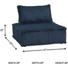 image:imageSignature Design by Ashley Oversized Armless Accent Chair TaupeBlue