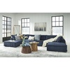 image:imageSignature Design by Ashley Oversized Armless Accent Chair TaupeNavy