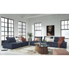 image:imageSignature Design by Ashley Oversized Armless Accent Chair TaupeNavy
