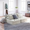 image:imageSignature Design by Ashley Oversized Armless Accent Chair TaupeTaupe