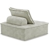 image:imageSignature Design by Ashley Oversized Armless Accent Chair TaupeTaupe