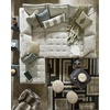 image:imageSignature Design by Ashley Oversized Armless Accent Chair TaupeTaupe