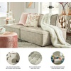 image:imageSignature Design by Ashley Oversized Armless Accent Chair TaupeTaupe