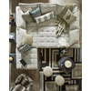 image:imageSignature Design by Ashley Oversized Armless Accent Chair TaupeTaupe