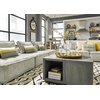 image:imageSignature Design by Ashley Oversized Armless Accent Chair TaupeTaupe