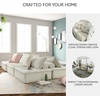 image:imageSignature Design by Ashley Oversized Armless Accent Chair TaupeTaupe