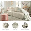 image:imageSignature Design by Ashley Oversized Armless Accent Chair TaupeTaupe