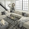 image:imageSignature Design by Ashley Oversized Armless Accent Chair TaupeTaupe