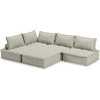 image:imageSignature Design by Ashley Oversized Armless Accent Chair TaupeTaupe
