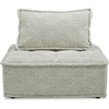 image:imageSignature Design by Ashley Oversized Armless Accent Chair TaupeTaupe