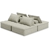 image:imageSignature Design by Ashley Oversized Armless Accent Chair TaupeTaupe