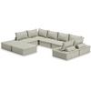 image:imageSignature Design by Ashley Oversized Armless Accent Chair TaupeTaupe