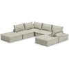 image:imageSignature Design by Ashley Oversized Armless Accent Chair TaupeTaupe