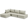 image:imageSignature Design by Ashley Oversized Armless Accent Chair TaupeTaupe