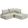 image:imageSignature Design by Ashley Oversized Armless Accent Chair TaupeTaupe