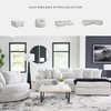 image:imageSignature Design by Ashley Oversized Swivel Accent Chair White