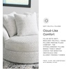 image:imageSignature Design by Ashley Oversized Swivel Accent Chair White