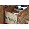image:imageSignature Design by Ashley Panel Bed Frame Dressonni Queen Sheesham WoodDresser and Mirror