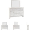 image:imageSignature Design by Ashley Paxberry 6 Drawer Dresser with Mirror Whitewash