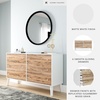 image:imageSignature Design by Ashley Piperton 6 Drawer Dresser White amp Light BrownNaturalWhite