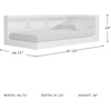 image:imageSignature Design by Ashley Piperton Full Bookcase Storage Bed Matte WhiteWhite