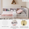 image:imageSignature Design by Ashley Piperton Full Bookcase Storage Bed Matte WhiteWhite