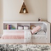image:imageSignature Design by Ashley Piperton Full Bookcase Storage Bed Matte WhiteWhite