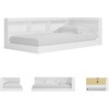 image:imageSignature Design by Ashley Piperton Full Bookcase Storage Bed Matte WhiteWhite