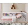 image:imageSignature Design by Ashley Piperton Full Bookcase Storage Bed Matte WhiteWhite