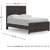 image:imageSignature Design by Ashley Prendonea Kids Twin Bed Frame CharcoalFull