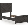 image:imageSignature Design by Ashley Prendonea Kids Twin Bed Frame CharcoalTwin