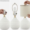 image:imageSignature Design by Ashley Rainermen Ceramic Table Lamp 21 Off WhiteWhite