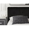 image:imageSignature Design by Ashley Ravalori Contemporary 2Drawer Nightstand with Storage USB Ports and Charging Station BlackBlack