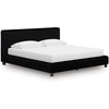 image:imageSignature Design by Ashley Ravalori Contemporary 2Drawer Nightstand with Storage USB Ports and Charging Station BlackBlack