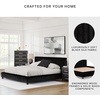 image:imageSignature Design by Ashley Ravalori Contemporary 2Drawer Nightstand with Storage USB Ports and Charging Station BlackBlack