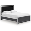 image:imageSignature Design by Ashley Ravalori Contemporary 2Drawer Nightstand with Storage USB Ports and Charging Station BlackBlack