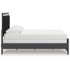 image:imageSignature Design by Ashley Ravalori Contemporary 2Drawer Nightstand with Storage USB Ports and Charging Station BlackBlack