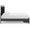image:imageSignature Design by Ashley Ravalori Contemporary 2Drawer Nightstand with Storage USB Ports and Charging Station BlackBlack