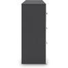 image:imageSignature Design by Ashley Ravalori Contemporary 2Drawer Nightstand with Storage USB Ports and Charging Station BlackBlack