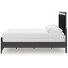 image:imageSignature Design by Ashley Ravalori Contemporary 2Drawer Nightstand with Storage USB Ports and Charging Station BlackBlack