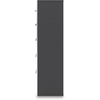image:imageSignature Design by Ashley Ravalori Contemporary 2Drawer Nightstand with Storage USB Ports and Charging Station BlackBlack