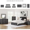 image:imageSignature Design by Ashley Ravalori Contemporary 2Drawer Nightstand with Storage USB Ports and Charging Station BlackBlack
