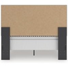 image:imageSignature Design by Ashley Ravalori Contemporary 2Drawer Nightstand with Storage USB Ports and Charging Station BlackBlack