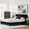 image:imageSignature Design by Ashley Ravalori Contemporary 2Drawer Nightstand with Storage USB Ports and Charging Station BlackBlack