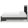 image:imageSignature Design by Ashley Ravalori Contemporary 2Drawer Nightstand with Storage USB Ports and Charging Station BlackBlack