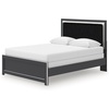 image:imageSignature Design by Ashley Ravalori Contemporary 2Drawer Nightstand with Storage USB Ports and Charging Station BlackBlack